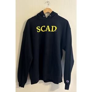 Black Champion Savannah College of Art and Design SCAD Hoodie Sweatshirt Mens XL